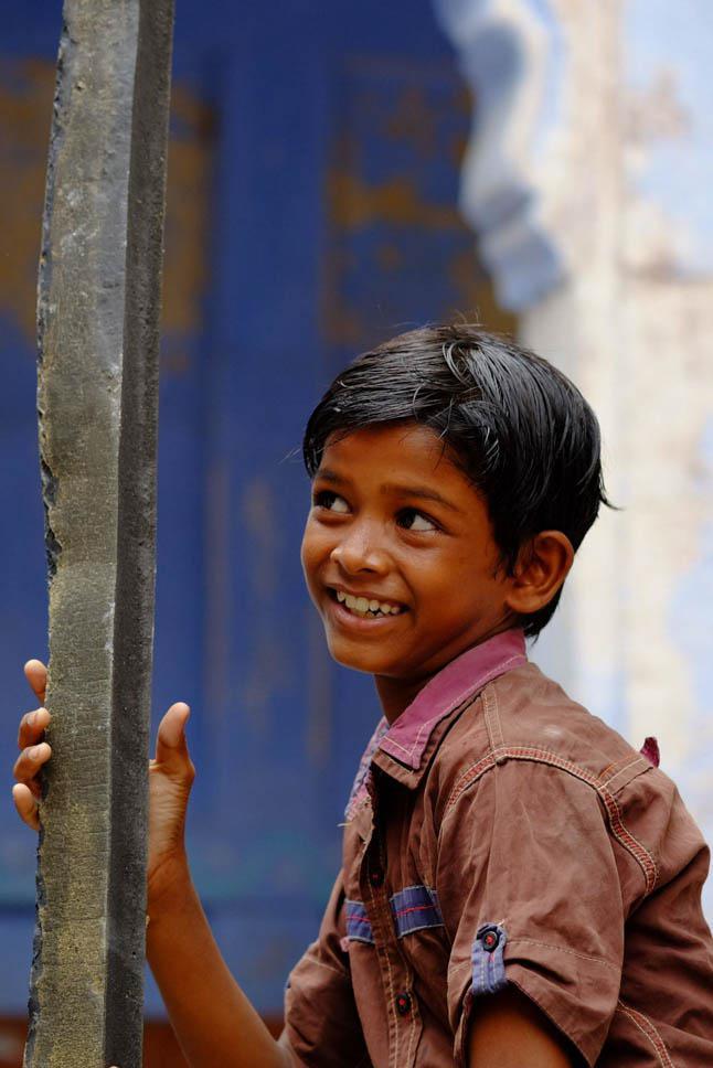 Photo title : At school. Place : Jodhpur, Rajasthan - India