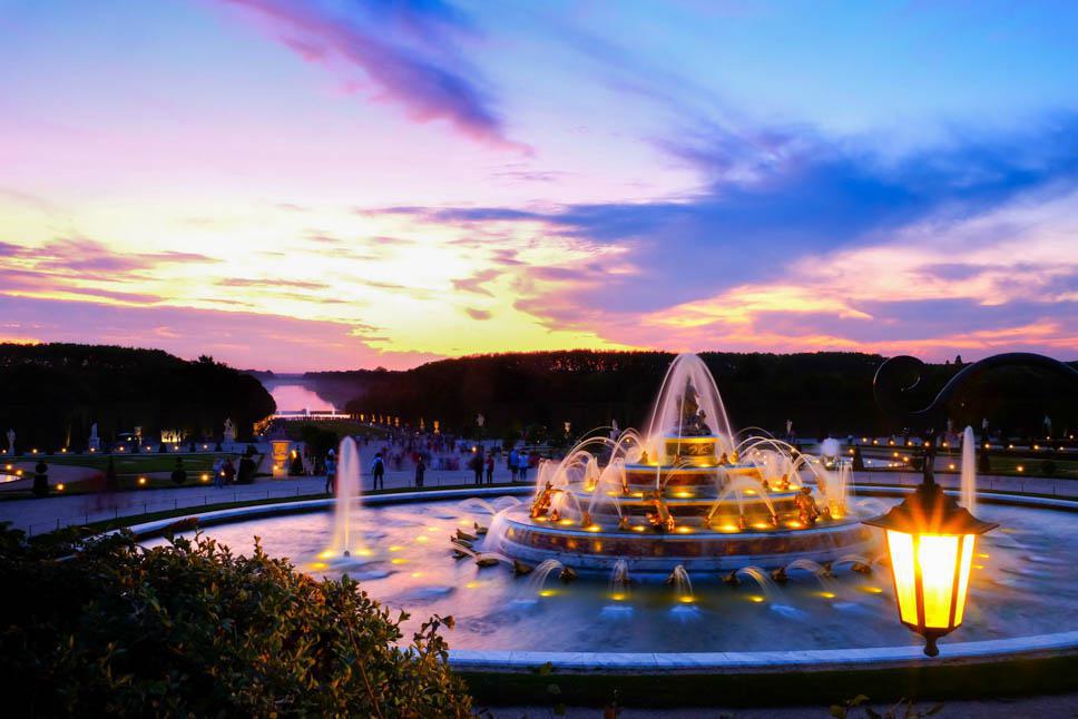 Photo title : The Latona fountain. Place : Palace of Versailles, France