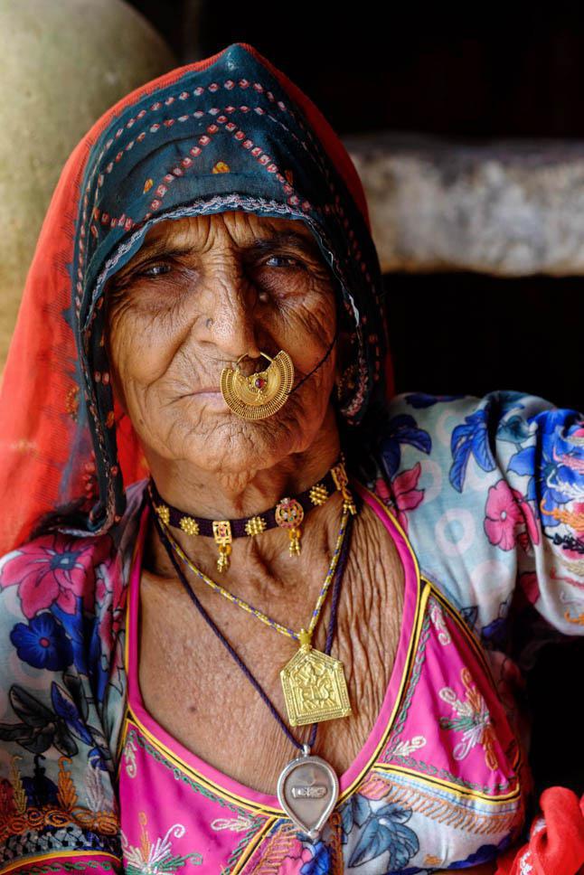 Photo title : Grandma. Place : Jodhpur area, Rajasthan, India